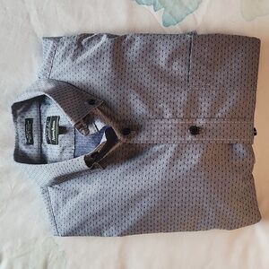 Neiman Marcus blue dress shirt, size 15.5 34/35